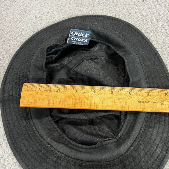 Original Chuck Bucket Hat Hawaiian Flower Print Blue Beach Sailing Sun Cap Lake - Picture 8 of 11